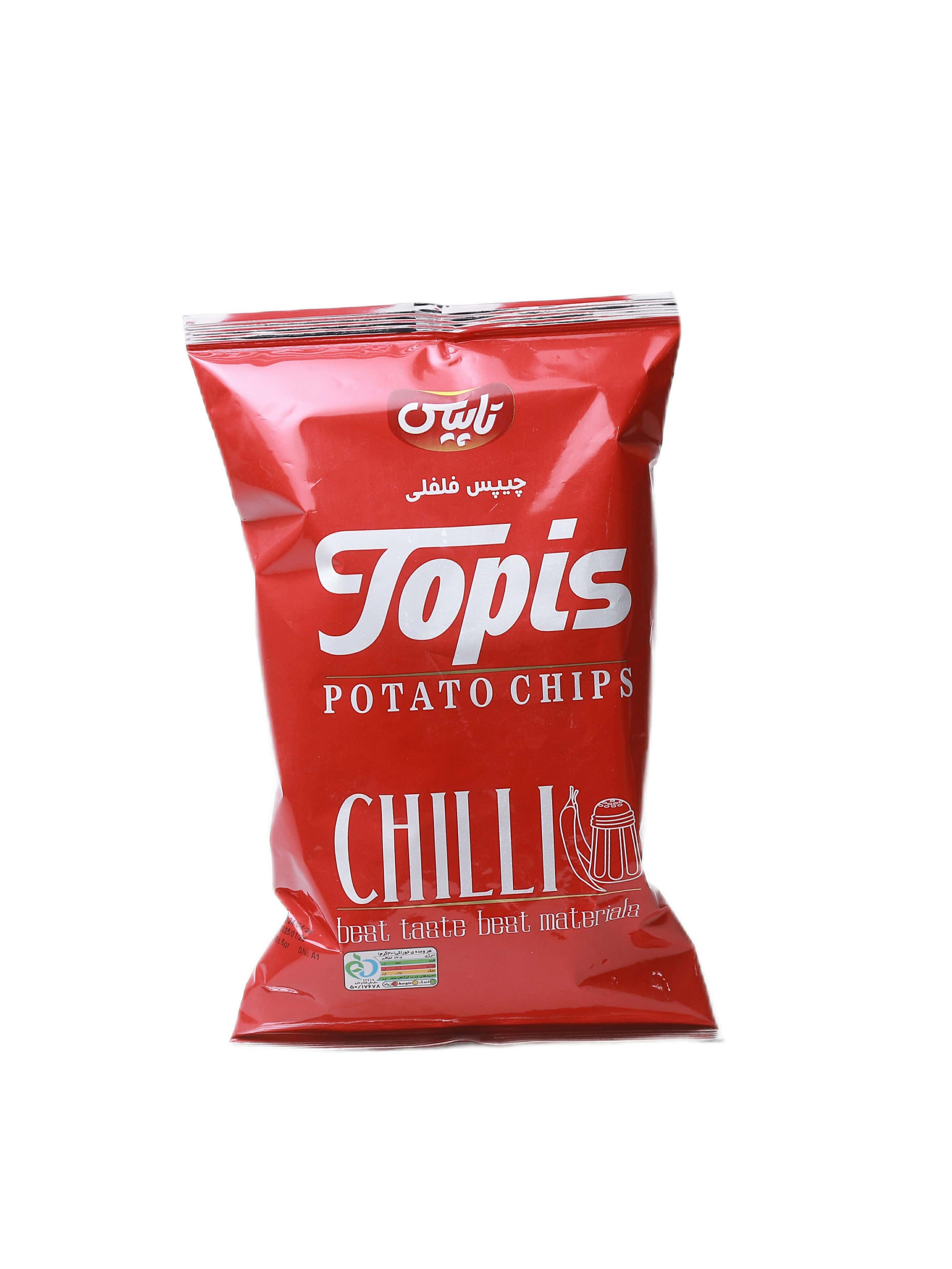 "Topis" potato chips 60gr (6264485900970)