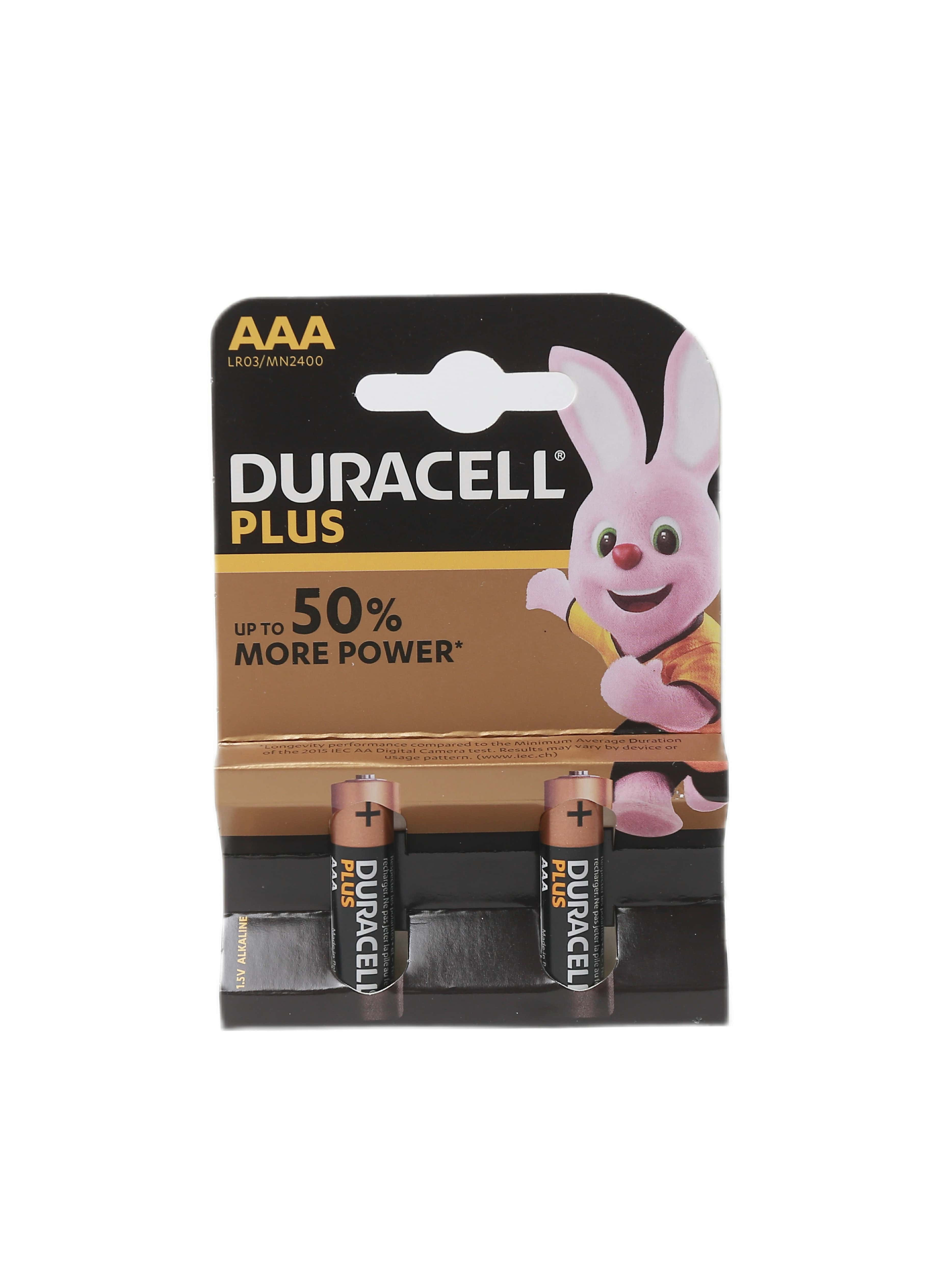 "Duracell" Aaa Plus 2 Pack (5000394018457)