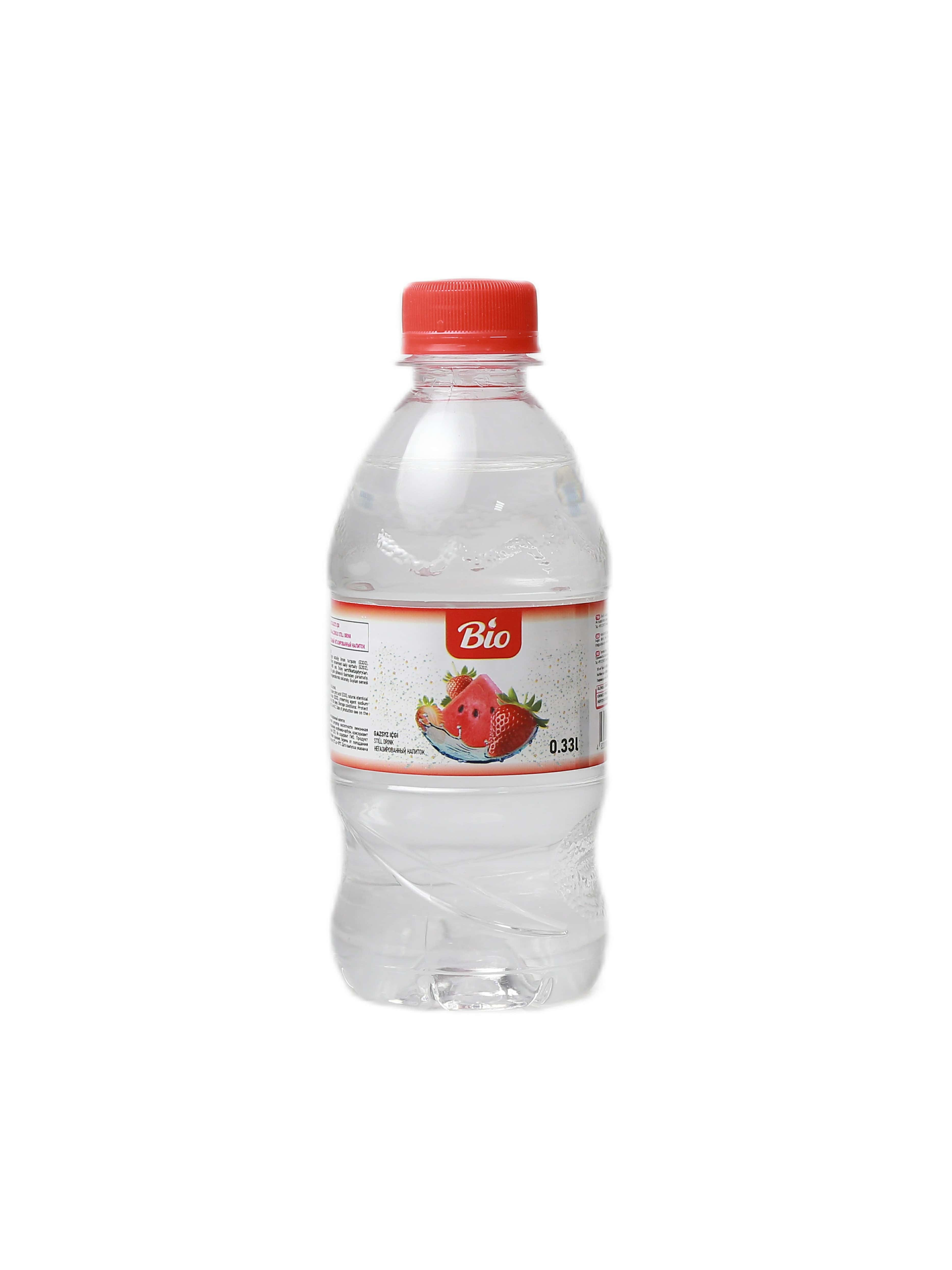 "Bio" Garpyz klubnika tagamly dury gazsyz suw 0.33l (4833018933758)
