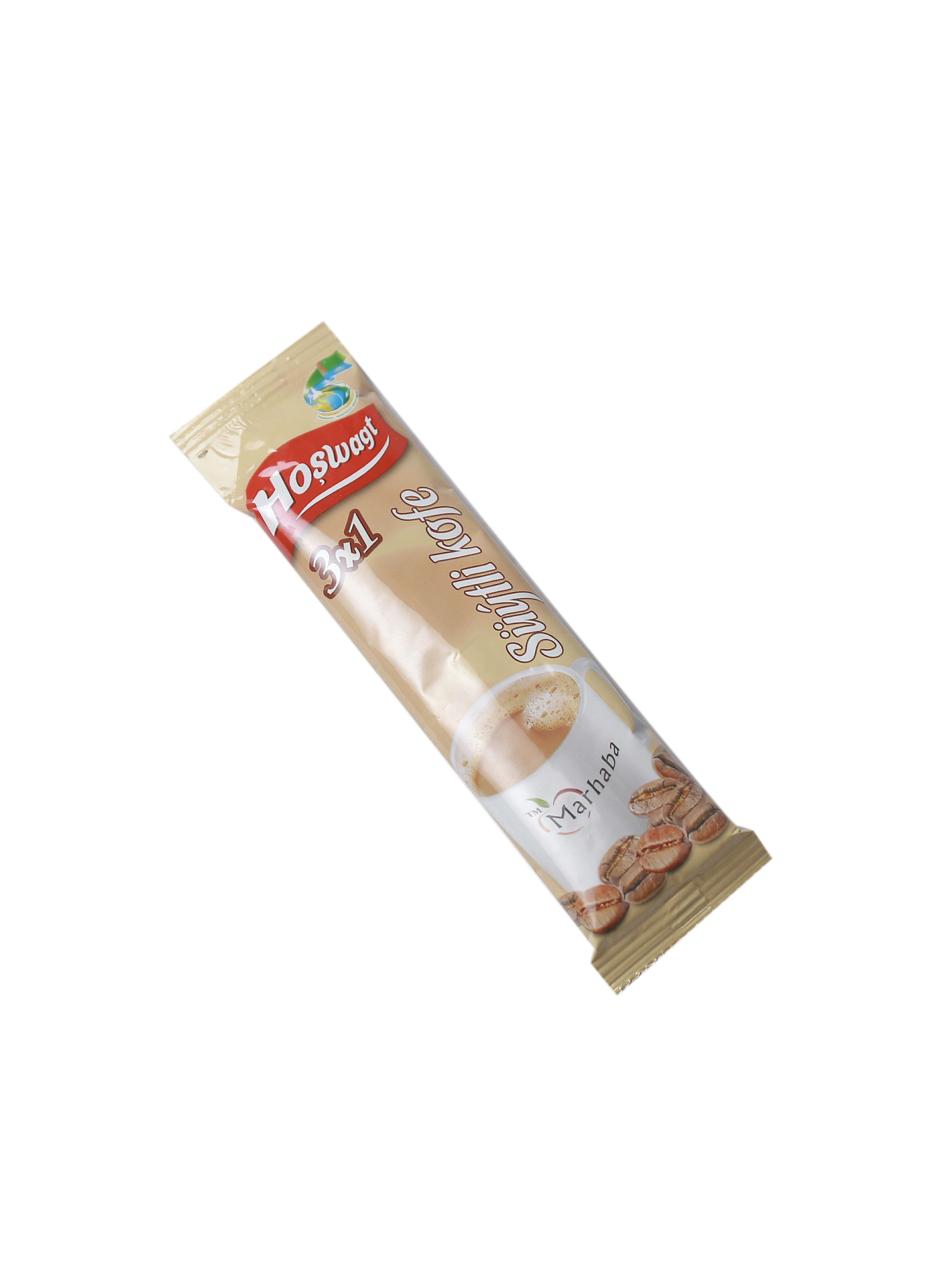 "Hoşwagt" süýtli coffee sary 18g (4833000360548)